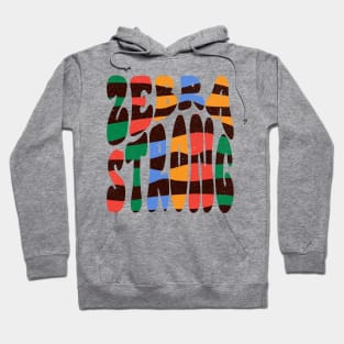 Ehlers-Danlos Syndrome Zebra Strong Retro Multicolor Hoodie